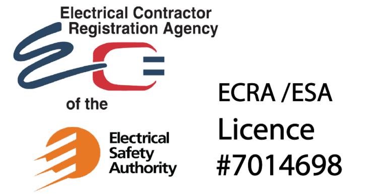 Certified by the Electrical Safety Authority (ECRA/ESA 7014698) — committed to safe and professional electrical work.